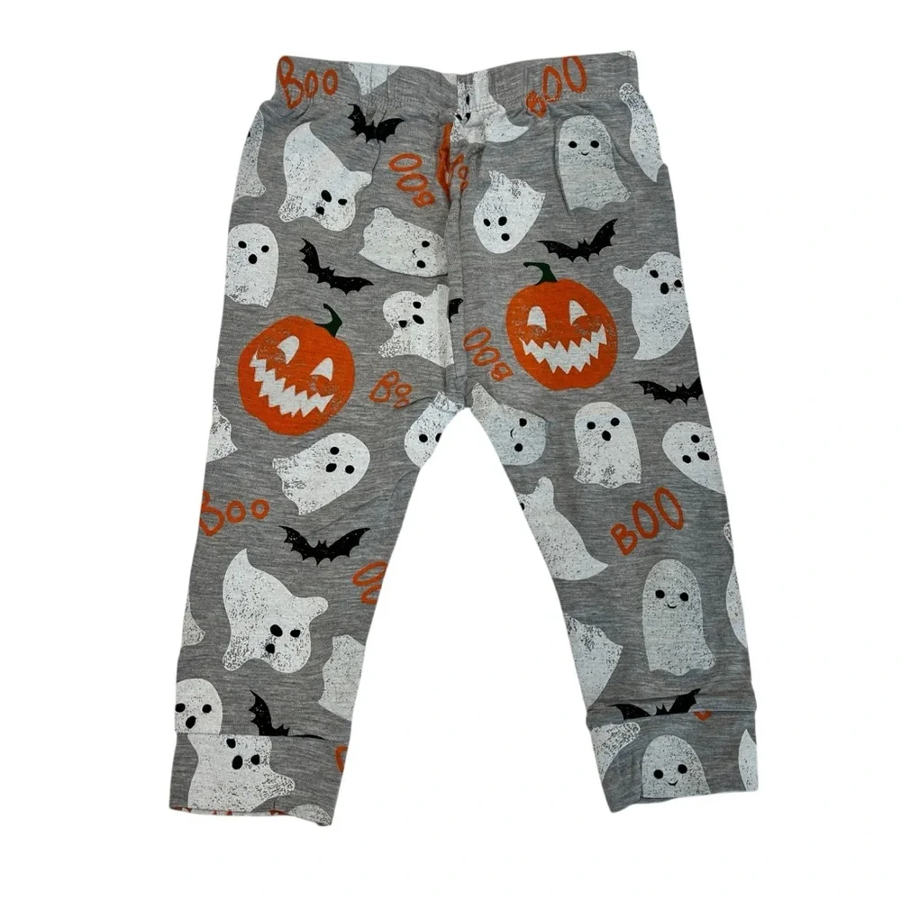 Mud Pie Hey Boo Halloween Outfit Set Bodysuit Pants Hat 6–9M NEW